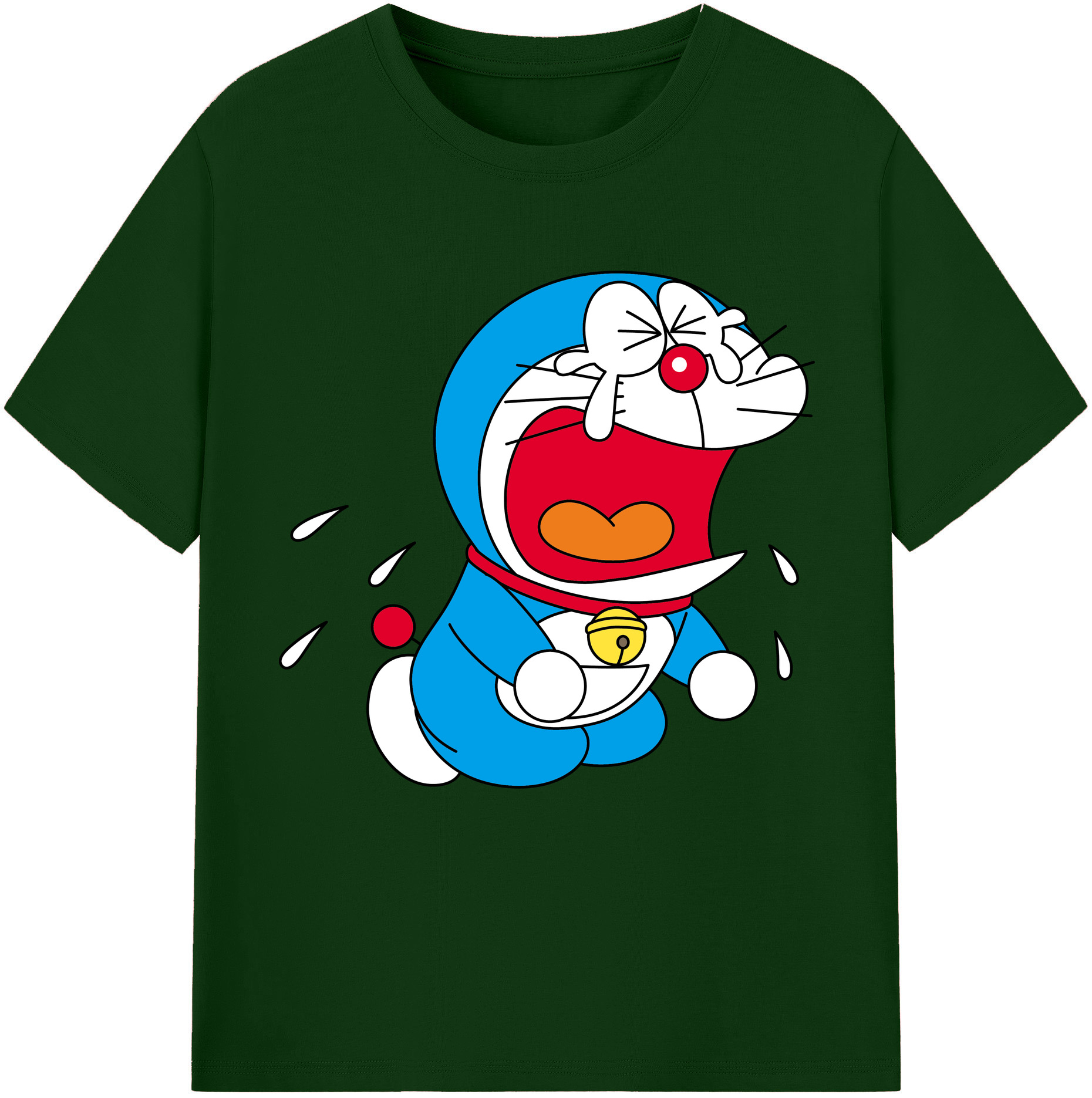 （画像用） ドラえもん Doraemon 綿100％半袖Tシャツ（フロントプリント）